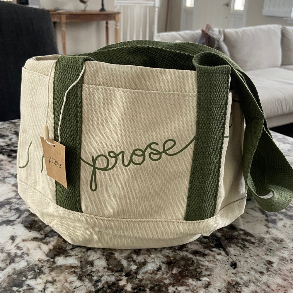•PROSE• mini tote with exterior pockets